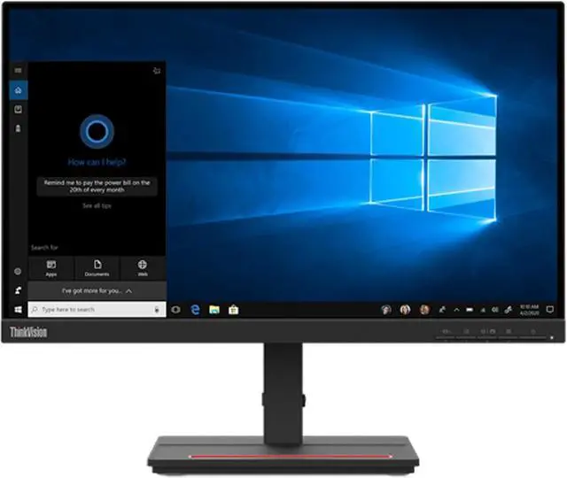 Alt view image 18 of 20 - Lenovo 22" (21.5" Viewable) 75 Hz VA FHD Monitor 4 ms (Extreme mode) / 6 ms (Typical mode) FreeSync (AMD Adaptive Sync) D-Sub, HDMI, Audio ThinkVision S22e-20