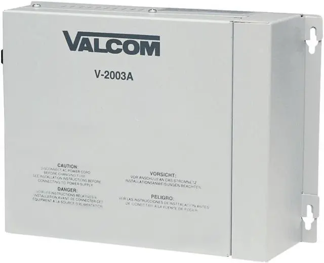 Alt view image 18 of 18 - Valcom One-way 3 Zone Page Control With All Call And Built-in Power; Provides Backgro