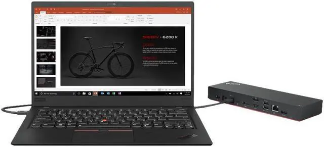 Alt view image 11 of 20 - Lenovo ThinkPad Universal Thunderbolt 4 Smart Dock