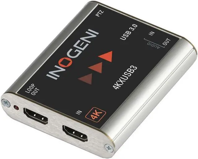 Alt view image 3 of 10 - INOGENI 4KXUSB3 4K Ultra HD HDMI to USB 3.0 Converter with HDMI Loop