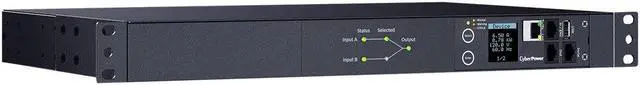 Alt view image 3 of 3 - CyberPower PDU44001 Switched 1U 100 - 120 VAC 15A 10 ft Power Distribution Unit