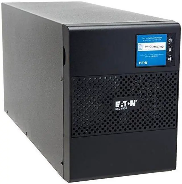 Alt view image 9 of 15 - Eaton 5SC1500 5SC UPS 1500 VA 1080 Watt 120V Line-Interactive Battery Backup Tower USB - Tower - 5 Minute Stand-by - 110 V AC Input - 8 x NEMA 5-15R -