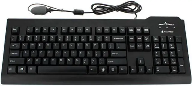 Alt view image 3 of 3 - Seal Shield Silver Seal Glow Waterproof True Type Keyboard - Backlit