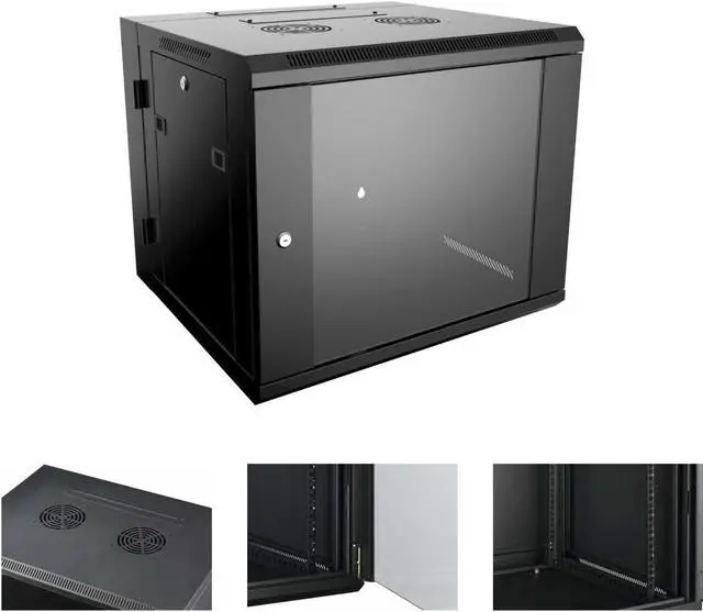 Alt view image 5 of 5 - 4XEM 6U 19" Wall Mount Server Rack Cabinet 24" Deep 4XRACK6UD