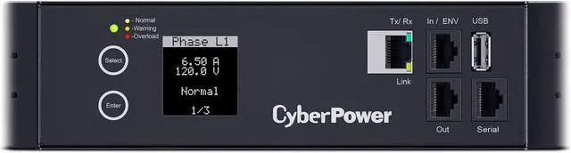 Alt view image 9 of 9 - CyberPower PDU83102 30-Outlets PDU