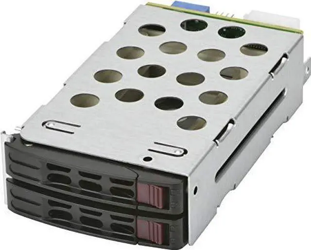 Alt view image 6 of 6 - Supermicro MCP-220-82616-0N 2x2.5 HDD SAS3 SATA3 1xRear Drive Bay Brown Box
