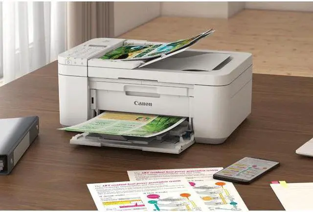Alt view image 15 of 20 - Canon PIXMA TR4720 Wireless All-in-One Printer (White)