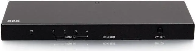 Alt view image 2 of 2 - C2G 4-Port HDMI Switch HDMI 2.0 - 4K 60HZ