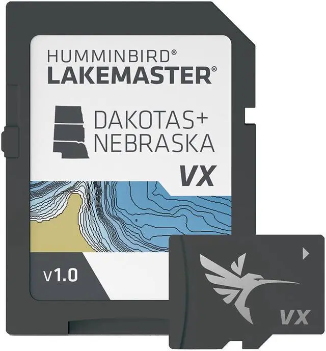 Alt view image 5 of 8 - Humminbird Lakemaster VX Dakotas and Nebraska microSD