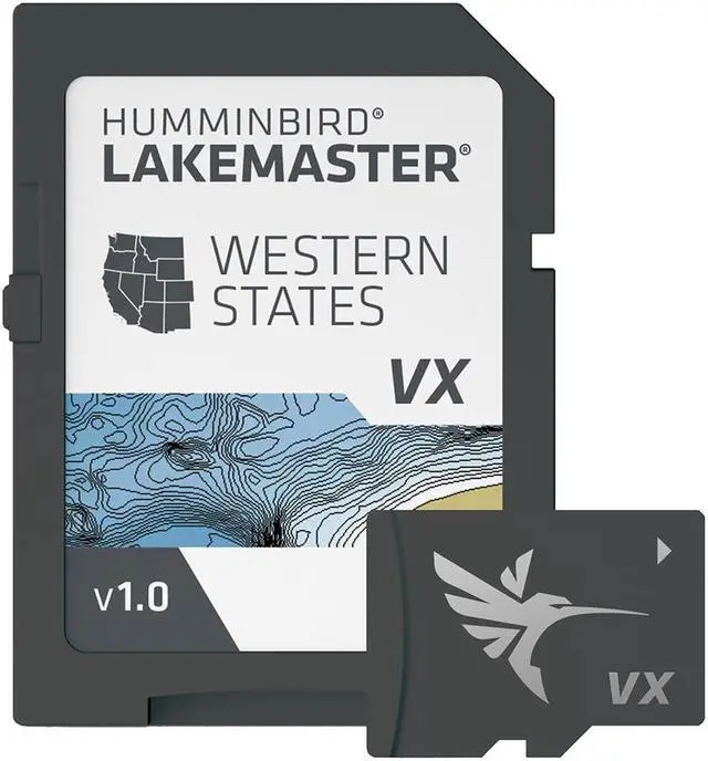 Alt view image 4 of 6 - Humminbird Lakemaster VX West States microSD