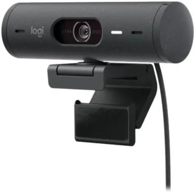 Alt view image 3 of 10 - Logitech BRIO 505 Webcam - 4 Megapixel - 60 fps - Graphite - USB Type C - 1920 x 1080 Video - Auto-focus - 4x Digital Zoom - Microphone - Notebook, Display Screen, Monitor