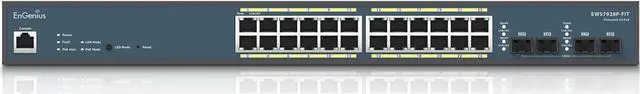 Alt view image 4 of 4 - EnGenius 24-Port Managed Ethernet Switch EWS7928PFIT