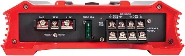 Alt view image 3 of 13 - Crunch Ground Pounder 4 x 125 @ 4 Ohms 4 x 250 @ 2 Ohms 2 x 500 Watts @ 4 Ohms Bridged
