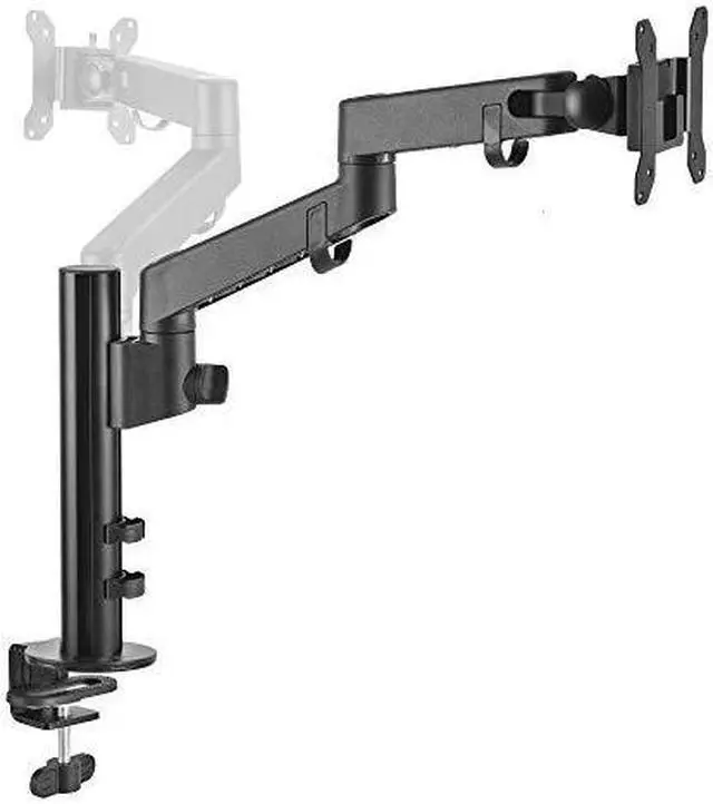 Alt view image 4 of 4 - SIIG Single Pole Arm Multi-Angle Articulating Monitor Desk Mount CE-MT3D11-S1