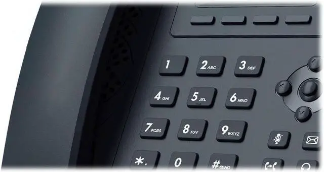 Alt view image 5 of 9 - yealink sip-t31g ip phone - corded - corded - wall mountable - classic gray