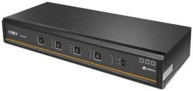 Alt view image 6 of 10 - Vertiv Cybex SC945DPH-400 Universal DP/H Secure KVM Switch 4 Port