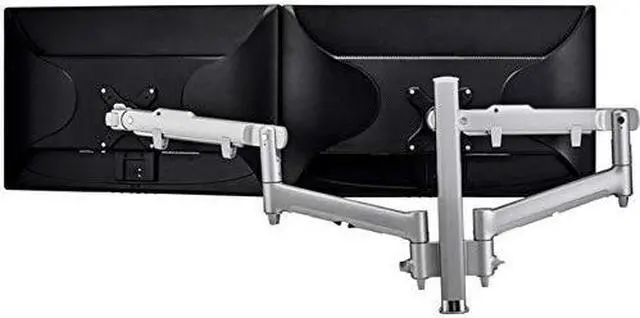 Alt view image 5 of 7 - atdec AWMS-2-D40-F-S Dual 618mm Dynamic Arms on 400mm Post