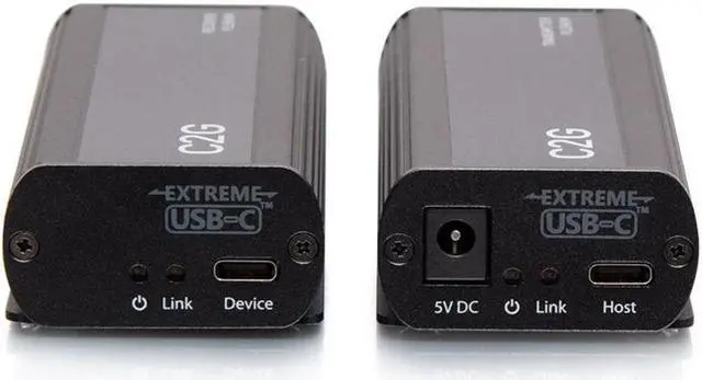 Alt view image 3 of 3 - C2G 1-Port USB-C Extender Transmitter to Receiver Kit - 5Gbps Plenum Rated