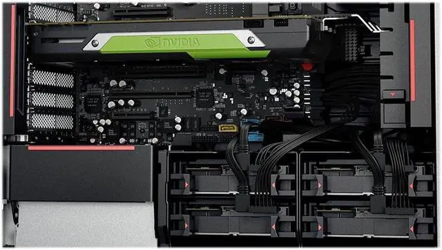 Alt view image 11 of 11 - Lenovo ThinkStation P520 Server System Intel Xeon 32GB DDR4 No Hard Drive Hard Drive (Installed) Windows 11 Pro 64 for Workstations, English 30BE00NLUS