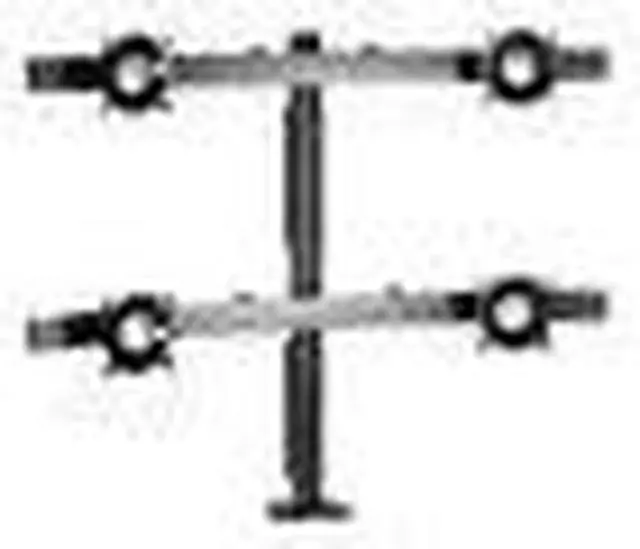 Alt view image 2 of 2 - Chief KTC445B Clamp Mount for Flat Panel Display - Black