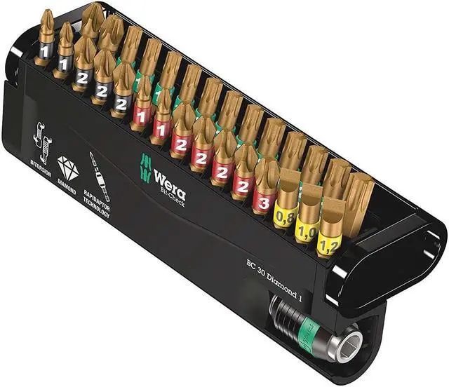 Main image of Wera 05057431001 Diamond 1 Bit-Check (30 Piece)