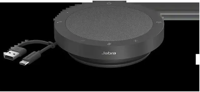 Alt view image 2 of 2 - Jabra Speak2 40 UC Portable Speakerphone with both USB-A and USB-C connectors - Dark Grey