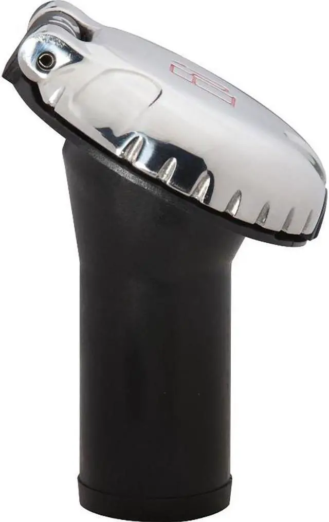 Alt view image 2 of 2 - Attwood Deck Fill f/Carbon Canister System - Angled Body & Scalloped Stainless Steel Cap