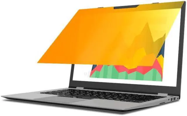 Alt view image 6 of 6 - 3M Gold Privacy Filter for Apple MacBook Pro 16 2021 with Comply Flip Attach, 16:10, GFNAP011 Gold, Glossy