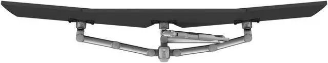Alt view image 4 of 4 - atdec AWMS-3-D4651-H-S Triple "pyramid" Monitor Arms on 20" Post