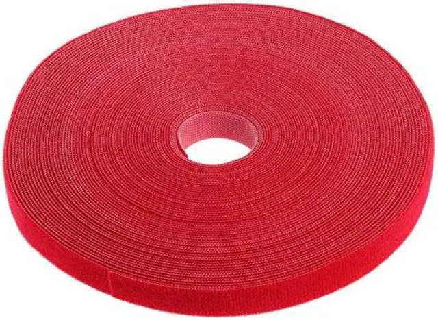 Alt view image 4 of 4 - panduit hls-75r2 hook and loop roll cable tie, 75-foot length, red