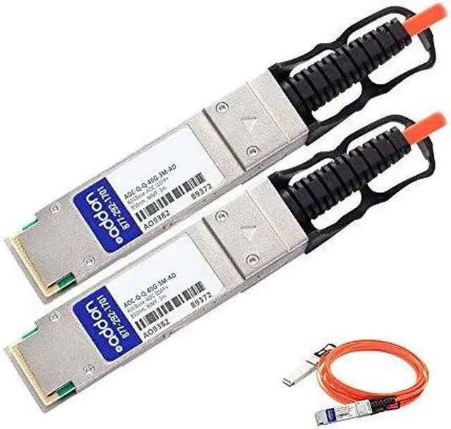 Alt view image 5 of 5 - AddOn Arista Networks AOC-Q-Q-40G-3M Compatible TAA Compliant 40GBase-AOC QSFP+ to QSFP+ Direct Attach Cable (850nm