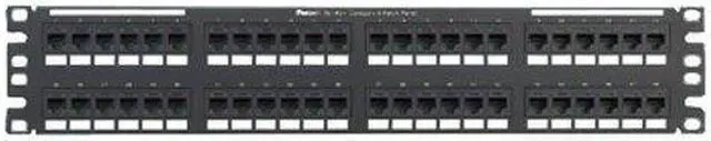 Alt view image 6 of 8 - Panduit - NK6PPG48Y - Panduit NK6PPG48Y 48-Port Network Patch Panel - 48 x RJ-45 - 48 Port(s) - 48 x RJ-45 - 48 x RJ-11