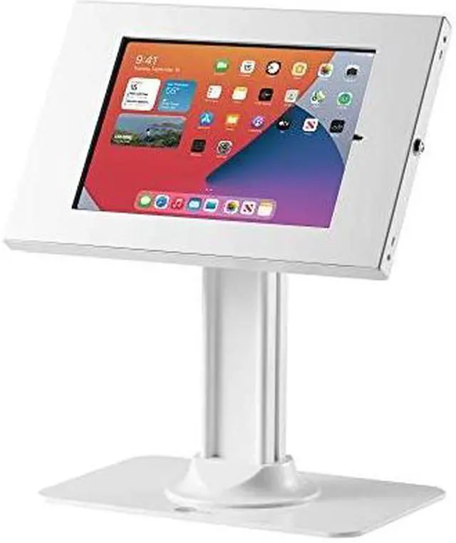 Alt view image 2 of 3 - SIIG Lockable Countertop Kiosk Stand for iPad CEMT3N11S1