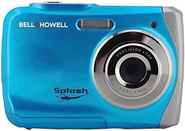 Alt view image 10 of 11 - Bell+Howell Splash WP7 12 MP Waterproof Digital Camera Blue