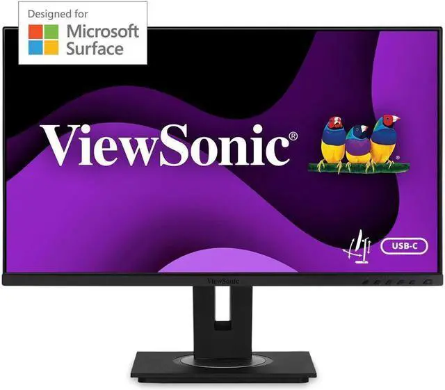 Alt view image 16 of 20 - ViewSonic VG275 27 Inch IPS 1080p Monitor Designed for Surface with advanced ergonomics, 60W USB C, HDMI and DisplayPort inputs for Home and Office