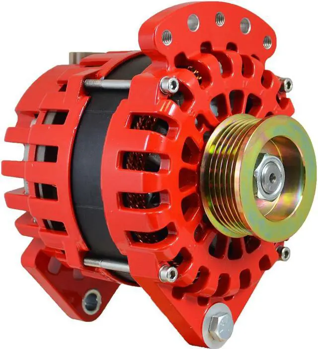 Alt view image 2 of 2 - Balmar Alternator 170 AMP 12V 3.15" Dual Foot Saddle K6 Pulley