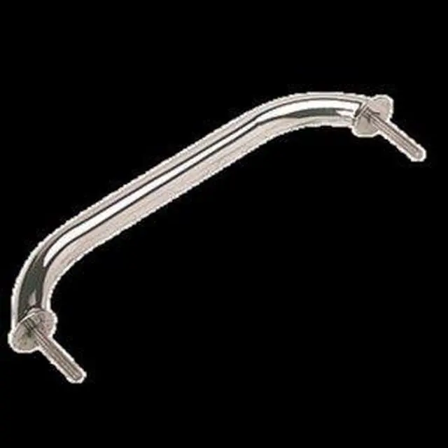 Alt view image 4 of 4 - Stainless Steel Stud Mount Flanged Hand Rail w/Mounting Flange - 18" [254218-1]