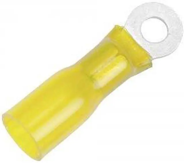 Alt view image 3 of 3 - Pacer 12-10 AWG Heat Shrink Ring Terminal - #10 Stud Size - 100 Pack