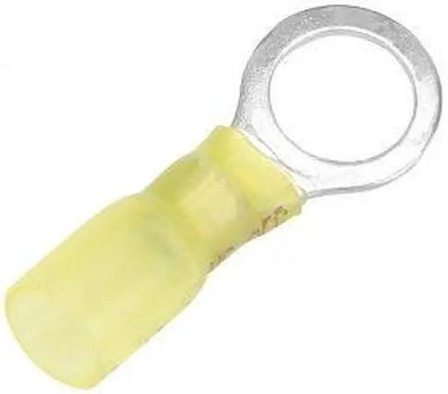 Alt view image 3 of 3 - Pacer 12-10 AWG Heat Shrink Ring Terminal - 3/8" Stud Size - 100 Pack