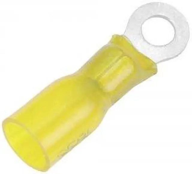Alt view image 3 of 3 - Pacer 12-10 AWG Heat Shrink Ring Terminal - #8 Stud Size - 100 Pack