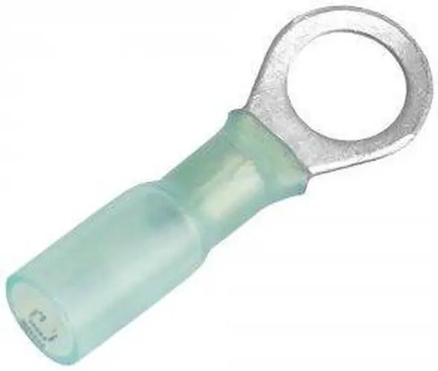 Alt view image 3 of 3 - Pacer 16-14 AWG Heat Shrink Ring Terminal - 5/16" Stud Size - 100 Pack
