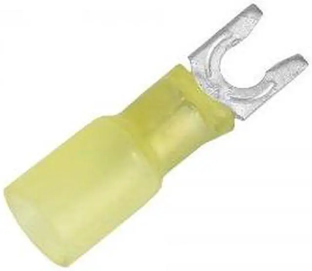 Alt view image 3 of 3 - Pacer 12-10 AWG Heat Shrink Spade Terminal - #8 Stud Size - 100 Pack