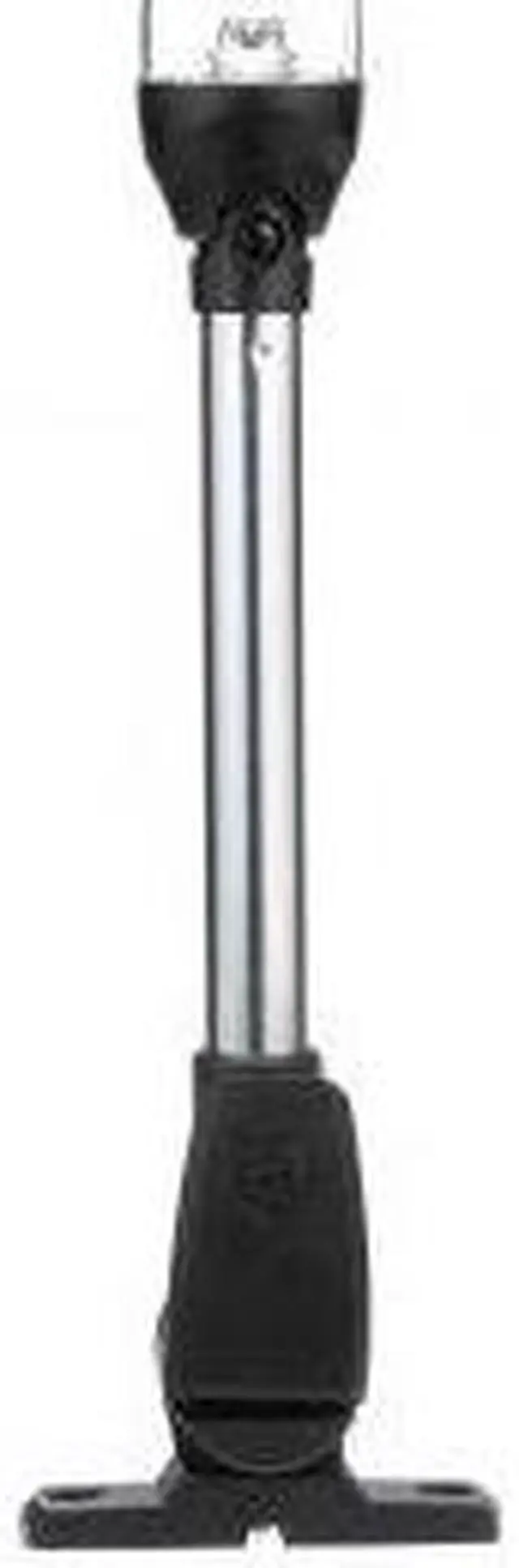 Alt view image 13 of 13 - attwood 5557pv12a7 allround led fold down navigation light black base, 12inch