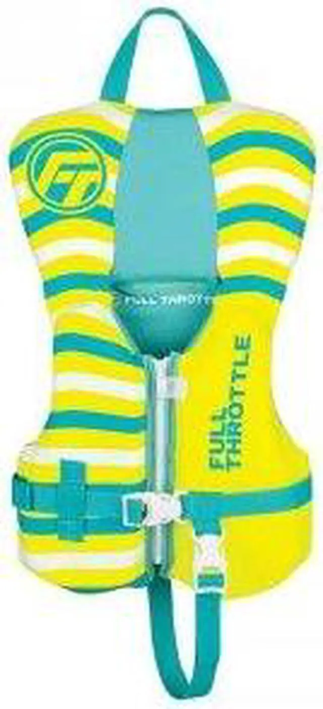 Alt view image 4 of 4 - Full Throttle 142100-300-000-22 Infant Rapid-Dry Life Jacket - Yellow