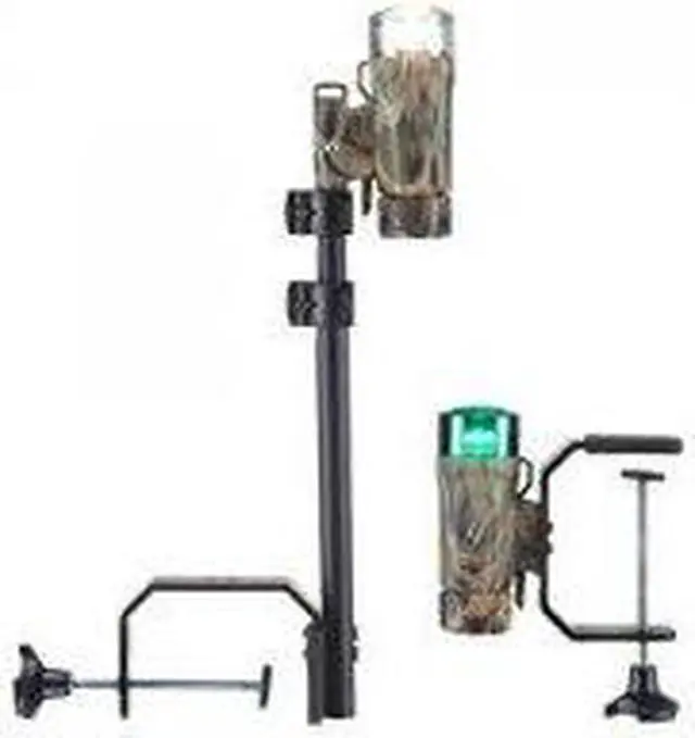 Alt view image 7 of 7 - ATTWOOD MARINE 14195-7 Attwood PaddleSport Portable Navigation Light Kit - C-Clamp, Screw Down or Adhesive Pad - RealTree Max-4 Camo