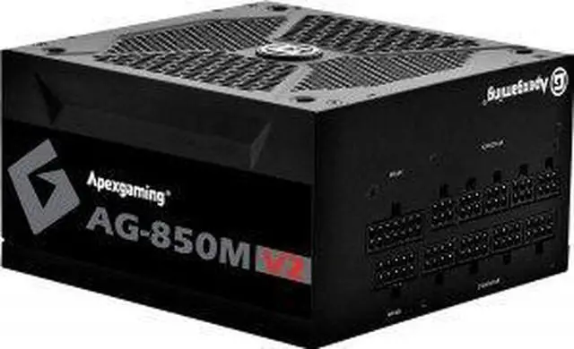 Alt view image 2 of 2 - Apexgaming AG-750M V2 750Watt 80PLUS Gold Fully Modular Power Supply