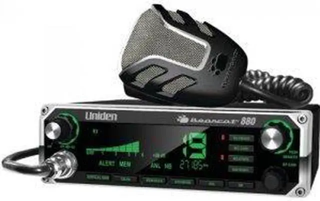 Alt view image 17 of 18 - Uniden Bearcat 880 CB Radio with 7 Color Backlit Display & NC Mic