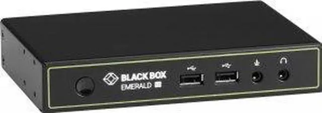 Alt view image 2 of 3 - Black Box KVM-over-IP Receiver Dual-Monitor DVI-D USB 2.0 Audio RJ45 EMD2002SER