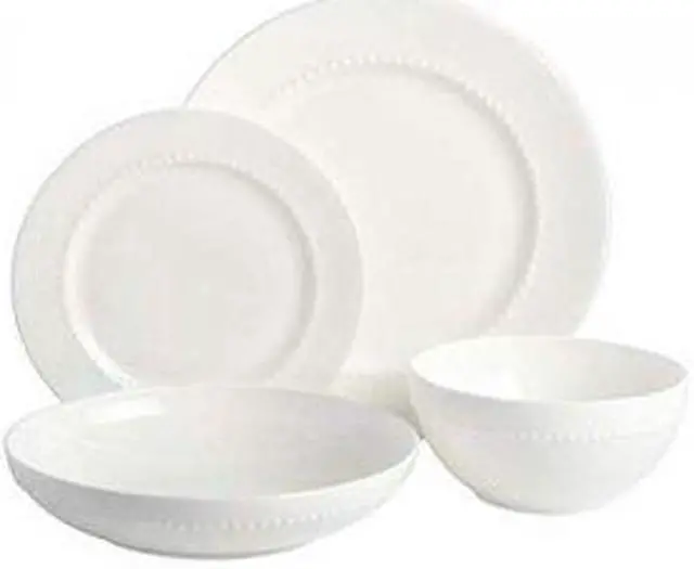 Alt view image 2 of 2 - Valeria Double Bowl Bone China