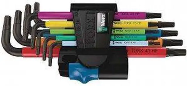 Alt view image 4 of 4 - wera 05024179001 torx l-key set 967 sl/9 with holding function,multi